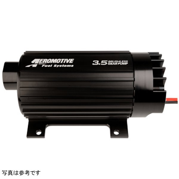 【USA在庫あり】 Aeromotive 3.5 Brushless Spur Gear External フューエルポンプ - In-Line - 3.5gpm aer11185 JP店