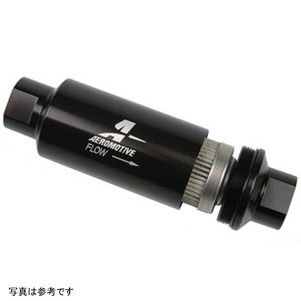【USA在庫あり】 Aeromotive In-Line フィルター - AN-10 ブラック - 100 Micron aer12324 JP店