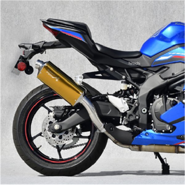 ヤマモトレーシング スリップオンマフラー UP TYPE-S ゴールド 23年- ZX-4R 40408-UPNSG JP店