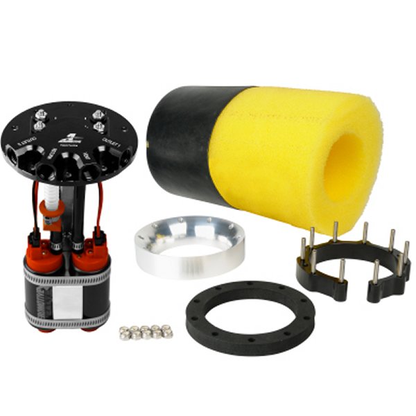 【USA在庫あり】 Aeromotive フューエルポンプ - Universal - Phantom Dual 340 - 6-10in Depth aer18309 JP店