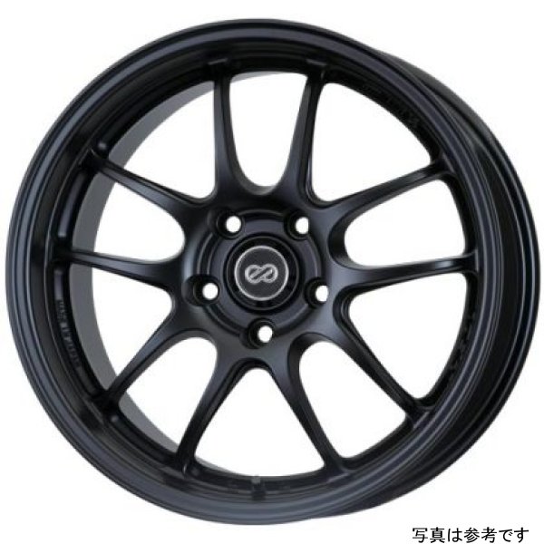 【USA在庫あり】 Enkei PF01 18x9 5x114.3 45mm オフセット 75mm Bore Matte ブラック ホイール enk460-890-6645BK JP店