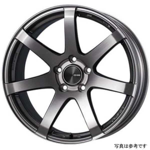 【USA在庫あり】 Enkei PF07 18x9.5 5x114.3 40mm オフセット Dark シルバー ホイール enk490-895-6540DS JP店