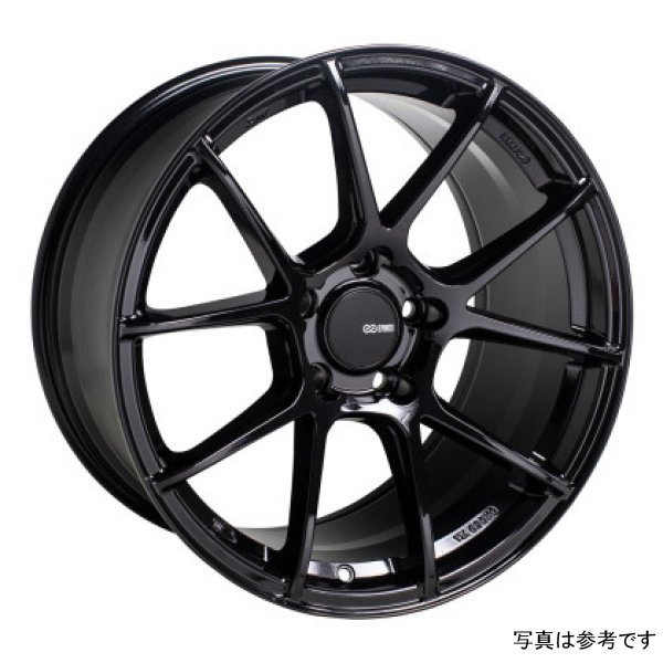 【USA在庫あり】 Enkei TS-V 18x8.5 5x114.3 38mm オフセット 72.6mm Bore Gloss ブラック ホイール enk522-885-6538BK JP店