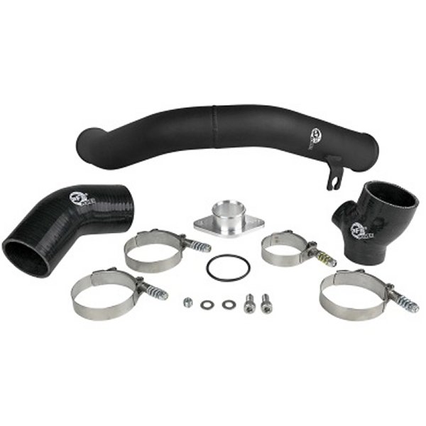 【USA在庫あり】 aFe BladeRunner 2.5in Aluminium Hot Side Charge Pipe 15-20 スバル WRX 2.0T ブラック afe46-20378-B JP店