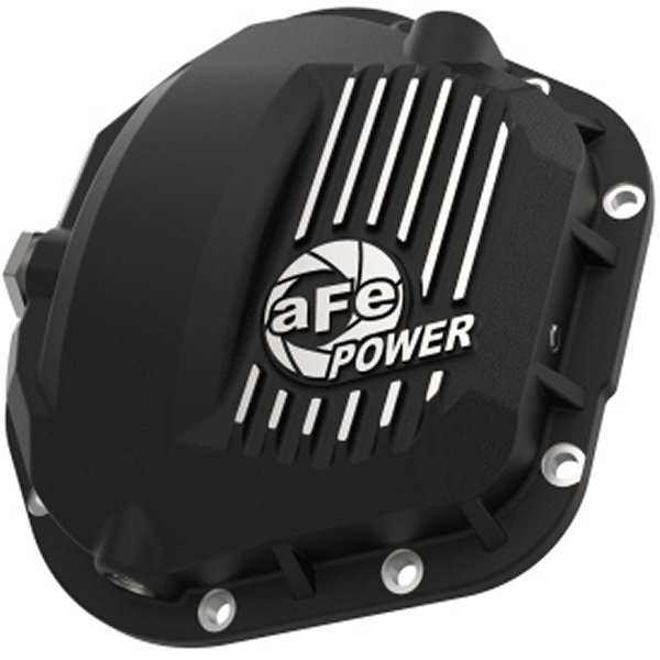 【USA在庫あり】 aFe Proシリーズ Dana 60 フロント デファレンシャル Cover ブラック w/ Machined Fins 17-20 フォード Trucks (Dana 60) afe46-71100B JP店