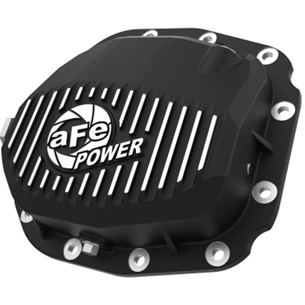 【USA在庫あり】 aFe Proシリーズ リアデファレンシャル Cover ブラック w/ Fins 15年-19年 フォード F-150 (w/ Super 8.8 リア Axles) afe46-71180B JP店