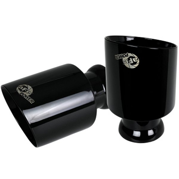 【USA在庫あり】 aFe MACH Force-XP 4-1/2in ブラック OE Replacement Exhaust Tips - 15年-19年 Dodge Charger/Hellcat afe49C32068-B JP店