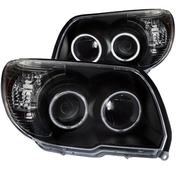 【USA在庫あり】 ANZO 2006-2009 トヨタ 4Runner プロジェクターヘッドライト w/ Halo Black anz111320 JP店