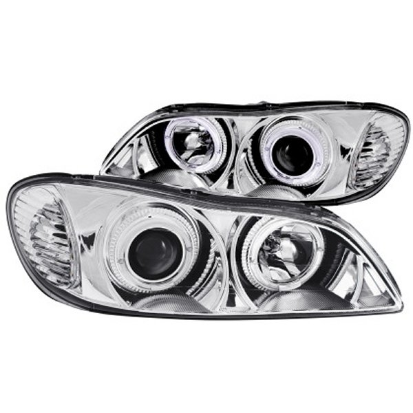【USA在庫あり】 ANZO 2000-2004 Infiniti I30 プロジェクターヘッドライト w/ Halo Chrome anz121078 JP店