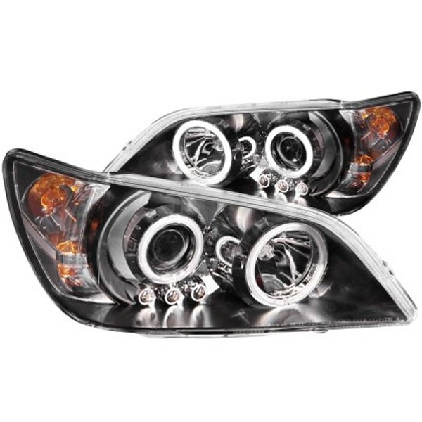 【USA在庫あり】 ANZO 2001-2005 Lexus Is300 プロジェクターヘッドライト w/ Halo Black anz121199 JP店