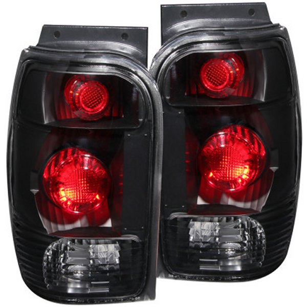【USA在庫あり】 ANZO 1998-2001 フォード Explorer Taillights Black anz211084 JP店