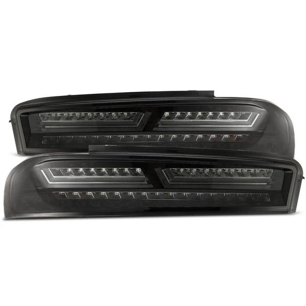 【USA在庫あり】 AlphaRex PROシリーズ LED テールライト ジェットブラック 16年-18年 シボレー カマロ arx610010 JP店