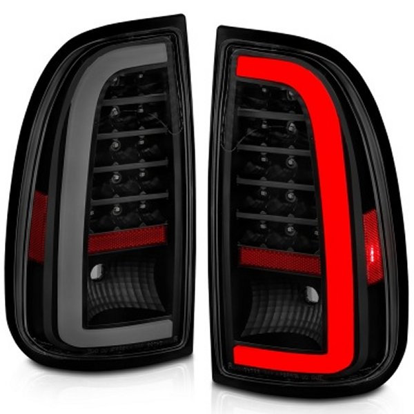 【USA在庫あり】 ANZO 00-06 トヨタ タンドラ (Std. Bed/Reg Cab) LED Taillights w/Light Bar ブラック Housing Smoke Lens anz311412 JP店