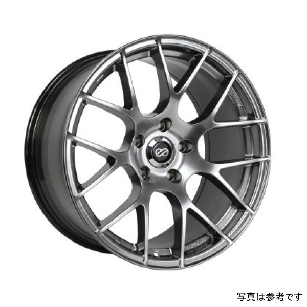 【USA在庫あり】 Enkei Raijin 18x8.5 38mm オフセット 5x114.3 ボルト Pattern 72.6 Bore Diameter Hyper シルバー ホイール enk467-885-6538HS JP店