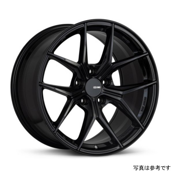 【USA在庫あり】 Enkei TSR-X 18x8.5 38mm オフセット 5x114.3 BK 72.6mm Bore Gloss ブラック enk529-885-6538bk JP店