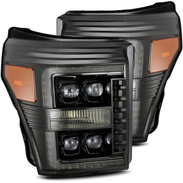 【USA在庫あり】 AlphaRex NOVAシリーズ LED プロジェクター ヘッドライト Plank Style アルファブラック 11年-16年 フォード F-350 SD arx880147 JP店