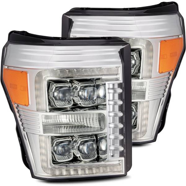 【USA在庫あり】 AlphaRex NOVAシリーズ LED プロジェクター ヘッドライト Plank Style クローム 11年-16年 フォード F-350 SD arx880148 JP店