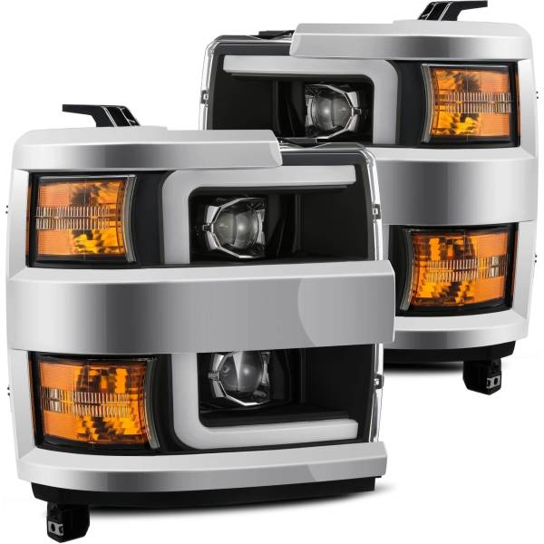 【USA在庫あり】 AlphaRex PROシリーズ プロジェクター ヘッドライト Plank Style ブラック 15年-19年 Chevy 2500HD arx880224 JP店