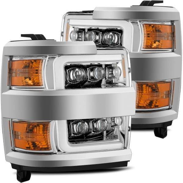【USA在庫あり】 AlphaRex NOVAシリーズ LED プロジェクター ヘッドライト Plank Style クローム 15年-18年 Chevy 2500HD arx880228 JP店