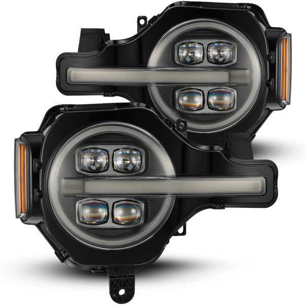 【USA在庫あり】 AlphaRex NOVAシリーズ LED プロジェクターヘッドライト ブラック 21年-23年 フォード Bronco arx880260 JP店