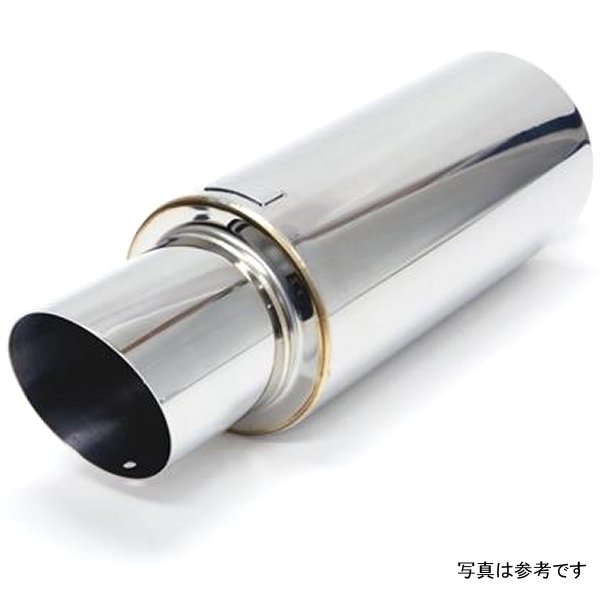 【USA在庫あり】 BLOX Racing 60.5mm Street Muffler - Angled Tip bloBXEX-00100 JP店