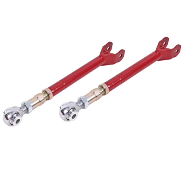 【USA在庫あり】 BMR 08-17 Challenger ロワー Trailing Arms w/ On-Car Adj. Rod Ends レッド bmrLTA112R JP店
