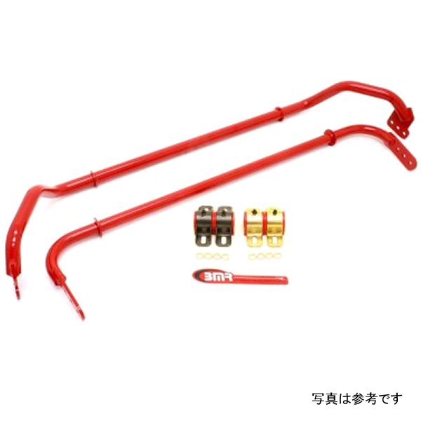 【USA在庫あり】 BMR 10-11 5th Gen カマロ フロント & リア Sway Bar Kit w/ Bushings レッド bmrSB030R JP店