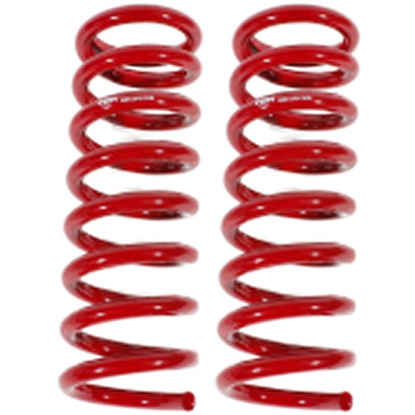 【USA在庫あり】 BMR 64-72 A-Body フロント Lowering Springs レッド bmrSP013R JP店