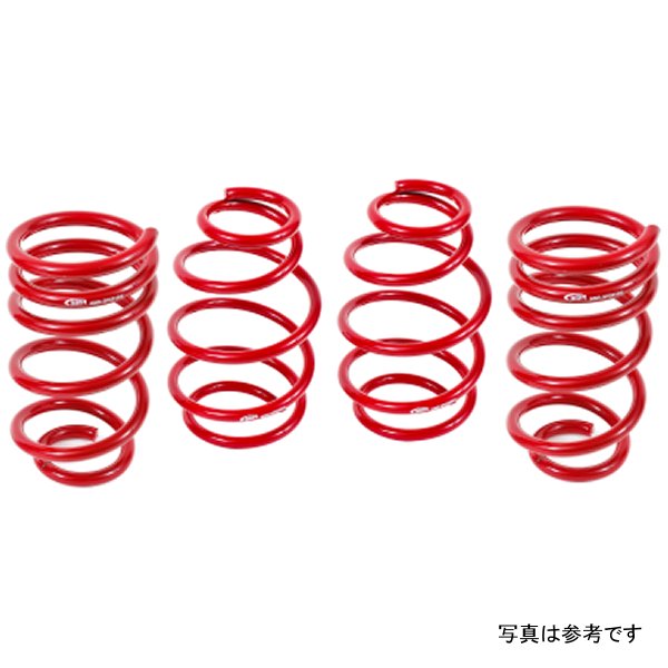 【USA在庫あり】 BMR 10-15 5th Gen カマロ V8 Lowering Spring Kit (Set Of 4) レッド bmrSP019R JP店