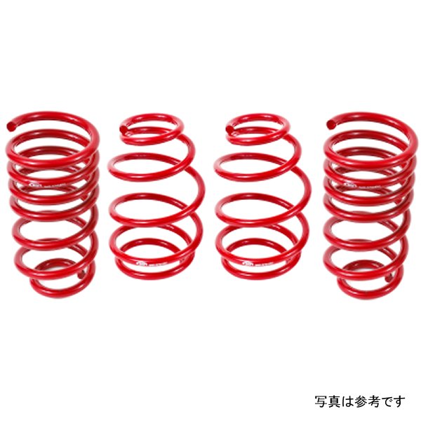 【USA在庫あり】 BMR 10-15 5th Gen カマロ V8 Lowering Spring Kit (Set Of 4) レッド bmrSP022R JP店