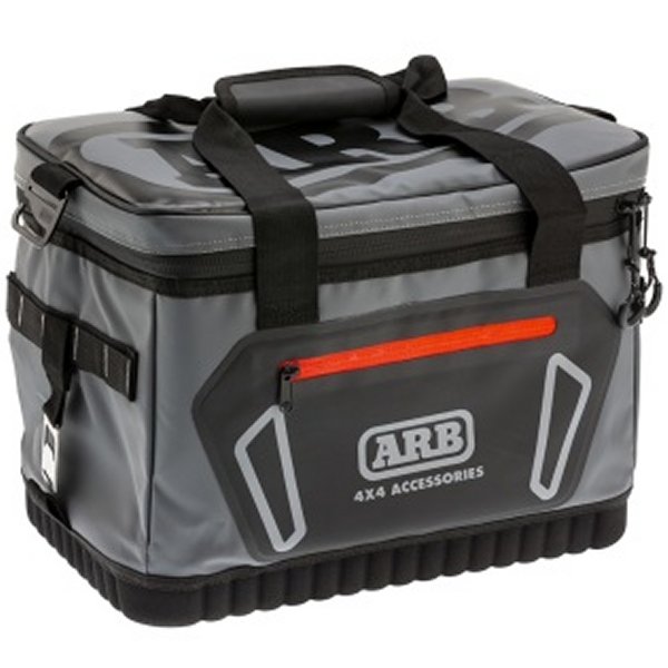 【USA在庫あり】 ARB Cooler Bag Charcoal w/ レッド Highライト 15in L x 11in W x 9in H Holds 22 Cans arb10100376 JP店