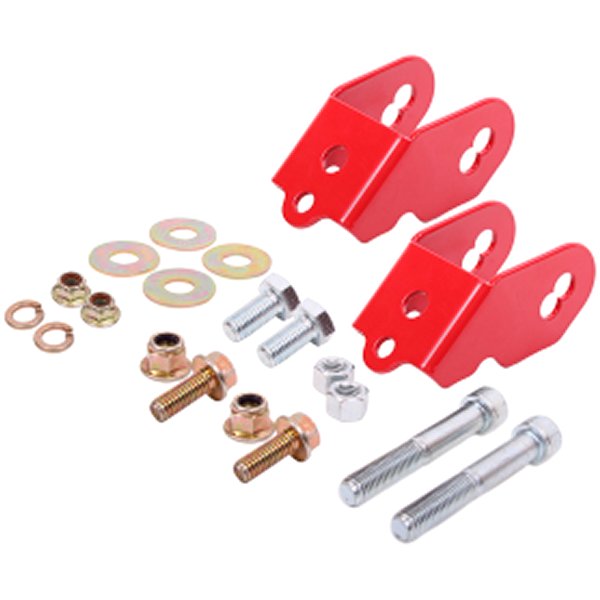 【USA在庫あり】 BMR Suspension 15-18 フォード Mustang S550 リア キャンバー Adjustment Lockout Kit レッド bmrWAK761R JP店