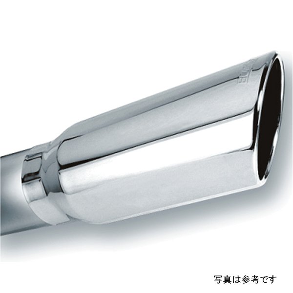 【USA在庫あり】 Borla 4in Inlet 5in Round Rolled Angle Cut w/ クランプ x 14in Long Exhaust Tip bor20249 JP店