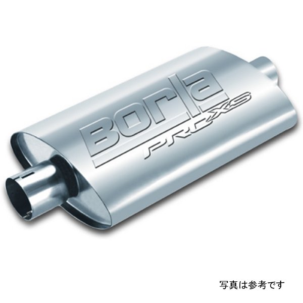 【USA在庫あり】 Borla Universal Pro-XS Muffler Oval 2.25in Inlet/Outlet Notched Muffler bor400495 JP店