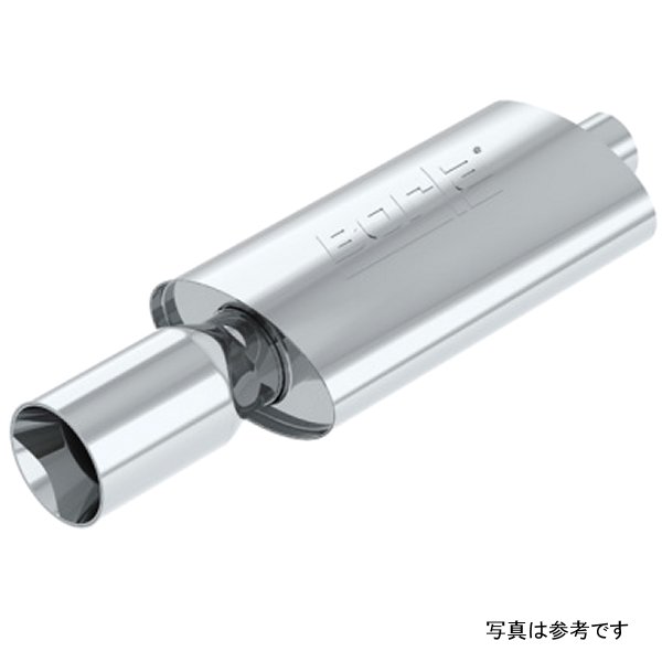 【USA在庫あり】 Borla Boomer Muffler Thumper Oval 2-1/4in In 4in Side Rount Out bor40057 JP店