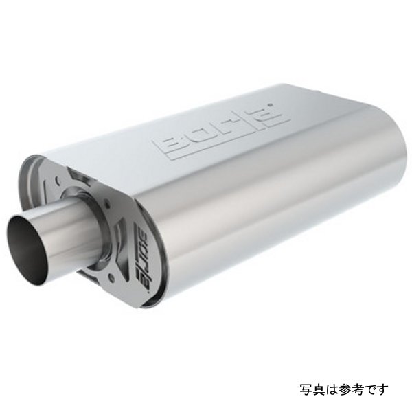 【USA在庫あり】 Borla CrateMuffler BBC 396/402/427 ATAK 2.5インチ ID オフセット/Center 14in x 4.35in x 9in オーバルマフラー bor400852 JP店