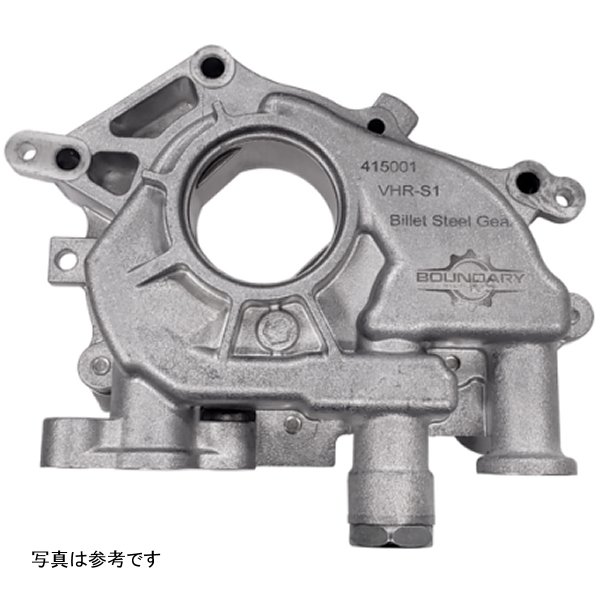 【USA在庫あり】 Boundary ニッサン VQ 3.5L/3.7L VHR オイルポンプ Assｙ w/Billet Back Plate bouVQ-S1-VHR-BBP JP店