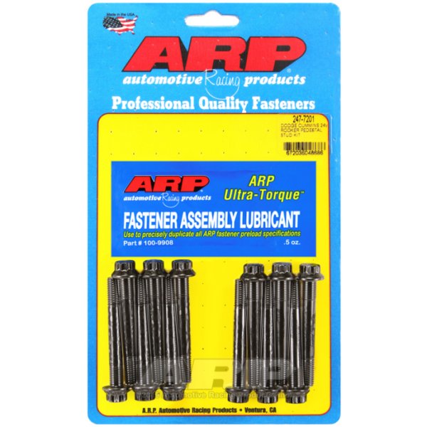 【USA在庫あり】 ARP ダッジ Cummins 24V Rocker Pedestal Rocker Stud キット arp247-7201 JP店