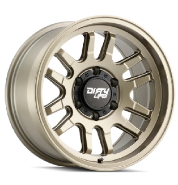 【USA在庫あり】 Dirty Life 9310 Canyon 17x9 / 6x139.7 BP / 0mm オフセット / 106mm Hub Satin Gold ホイール dlw9310-7983MGD0 JP店