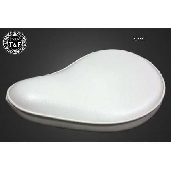 ガレージT＆F FSソロシート スムース ホワイト、フラットタイプ スタンダード 611060 JP店
