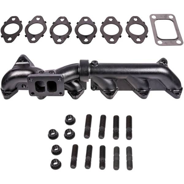 【USA在庫あり】 ATS Diesel 2pc Holset 351VE Flange エキゾーストマニホールド 2007.5+ Dodge 6.7L Common Rail Cummins ats2049272326 JP店