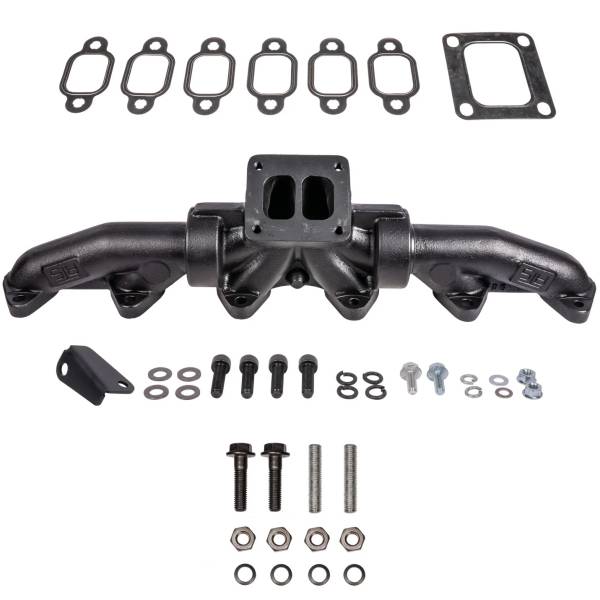 【USA在庫あり】 ATS Diesel 3pc Big Foot (T4 Flange) パルスフロー エキゾーストマニホールド 1994 Early 98 Dodge 5.9L 12V ats2049432164 JP店