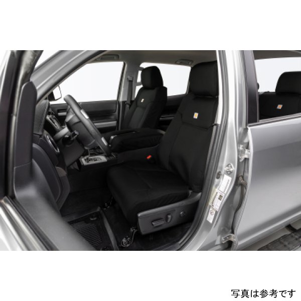 【USA在庫あり】 Covercraft 23年-24年 シボレー シルバラード Carhartt PrecisionFit Custom フロント Row Seat Covers - ブラック cvrGTC4329ABCOBK JP店