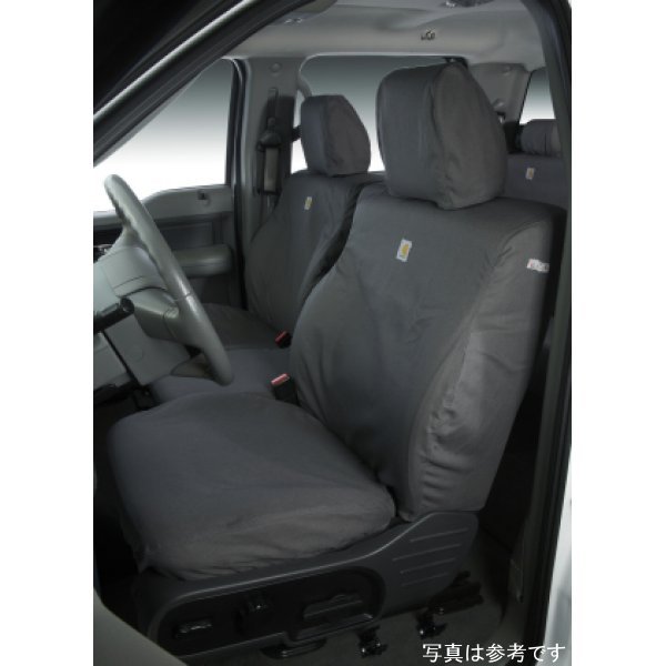 【USA在庫あり】 Covercraft 17年-18年 ダッジ RAM P/U Carhartt SeatSaver Custom フロント Row Seat Covers - Gravel cvrSSC2518CAGY JP店
