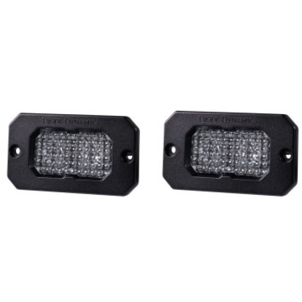 【USA在庫あり】 Diode Dynamics Stage Series 2 In LED Pod Sport - White Flood Flush RBL (2個) dioDD6428P JP店