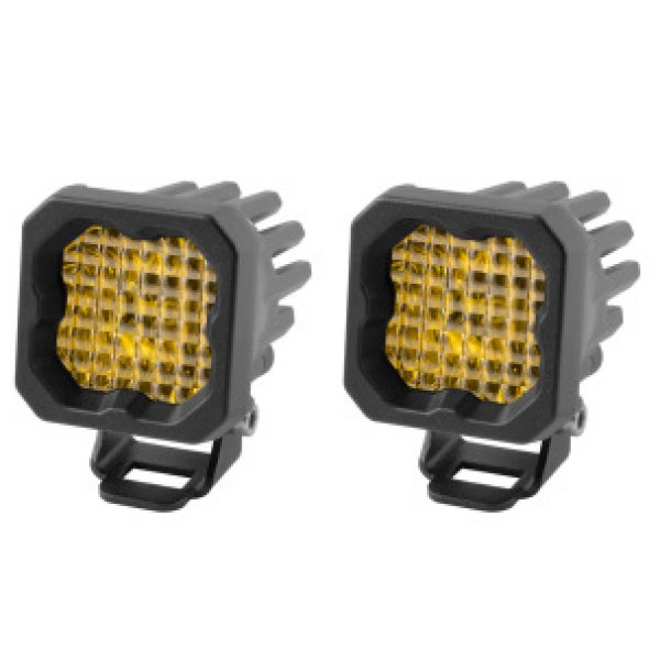 【USA在庫あり】 Diode Dynamics Stage Series C1 LED Pod Sport - Yellow Wide Standard ABL (2個) dioDD6443P JP店