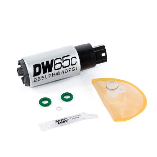 【USA在庫あり】 DeatschWerks 265 LPH Compact In-Tank フューエルポンプ w/ 06年-13年 シビック セット Up キット dwk9-651-1008 JP店