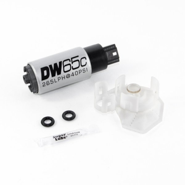 【USA在庫あり】 DeatschWerks 265 LPH Compact In-Tank フューエルポンプ w/ セット Up キット 08年-15年 Mitsu EVO X, 06年-13年 マツダSpeed 3/6 dwk9-651-1026 JP店