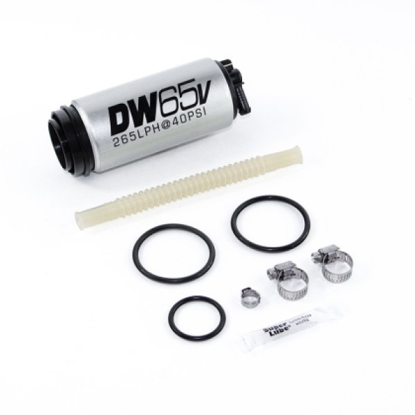 【USA在庫あり】 DeatschWerks DW65v Series 265 LPH Compact In-Tank フューエルポンプ w/ VW/アウディ 1.8T / 3.2 VR6 AWD セット Up キット dwk9-655-1025 JP店