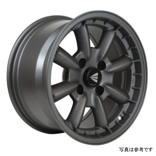 【USA在庫あり】 Enkei Compe 16x8 0mm オフセット 4x114.3 ボルト Pattern 72.6mm Bore Dia Matte Gunmetal ホイール enk477-680-4800GM JP店